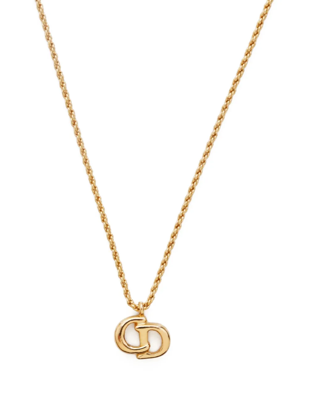 Christian Dior Pre-Owned 1980-1990s CD logo necklace | Image 2
