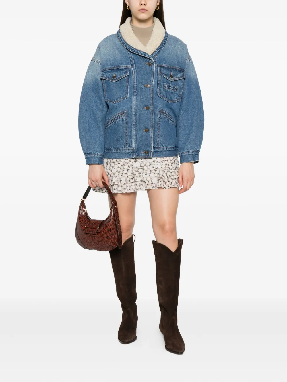 ISABEL MARANT Pimia denim jacket Blauw