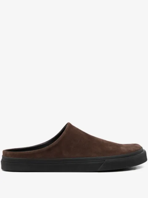 James Perse suede mules