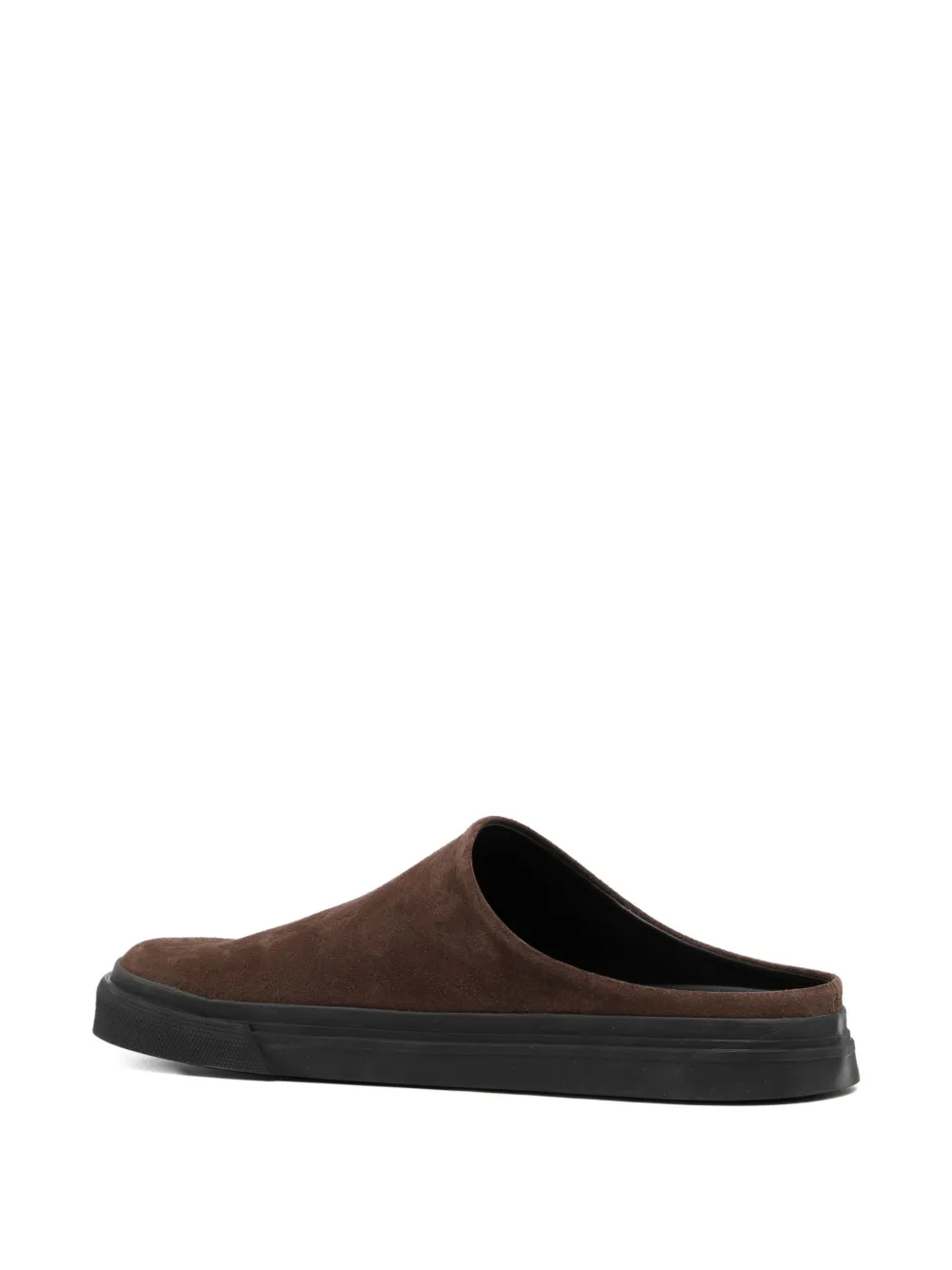 James Perse suede mules Brown