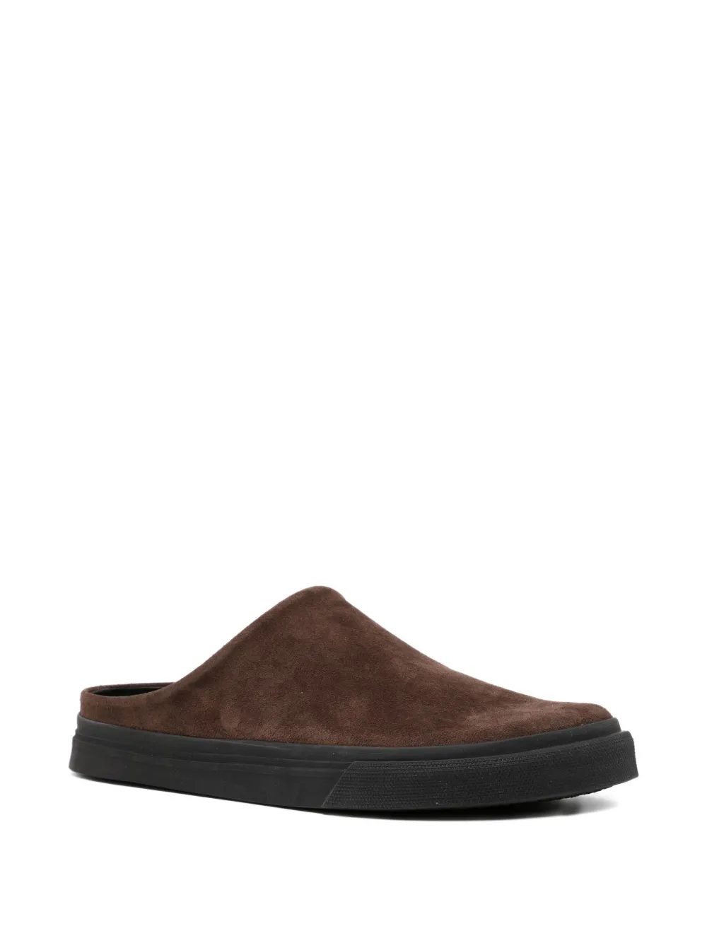 James Perse suede mules Brown