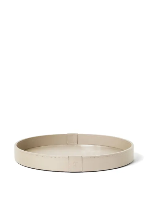 Brunello Cucinelli leather tray (35cm)