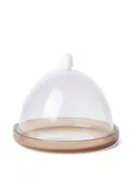 Brunello Cucinelli Murano glass dome plate set (15 cm) - Neutrals