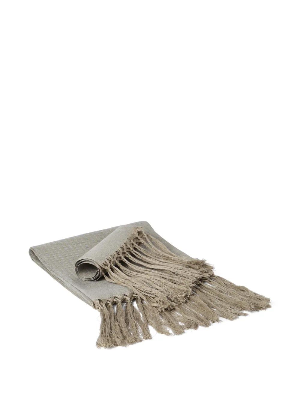 Brunello Cucinelli chevron fringe towels (120cm x 70cm) (set of two) | Towels & Bath Robes | Image 2