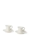 Brunello Cucinelli ceramic expresso-cup set - White