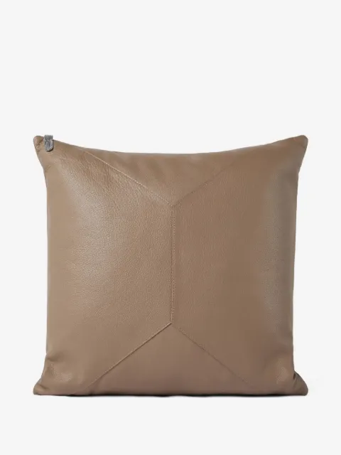 Brunello Cucinelli leather cushion (40cm x 40cm)