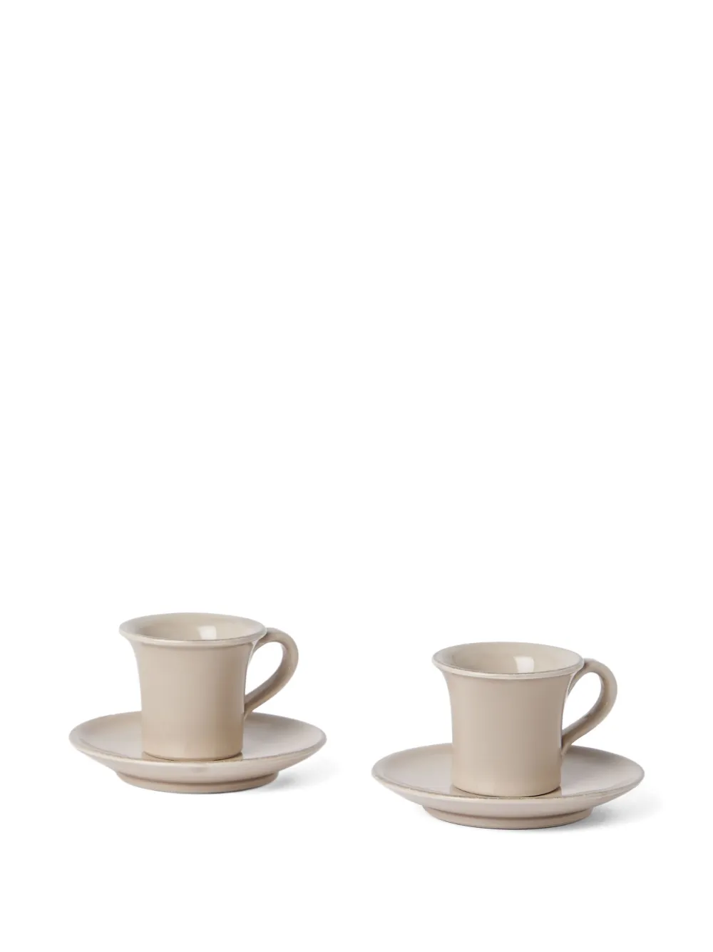 Brunello Cucinelli Ceramic Expresso-cup Set In Neutral