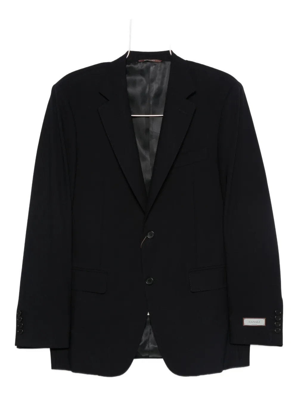 Canali two-button wool jacket Blauw