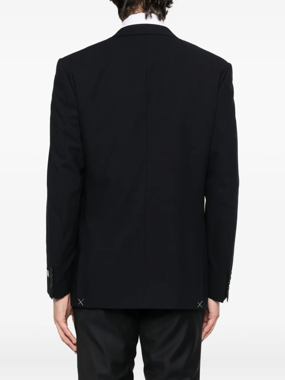 Canali two-button wool jacket Blauw