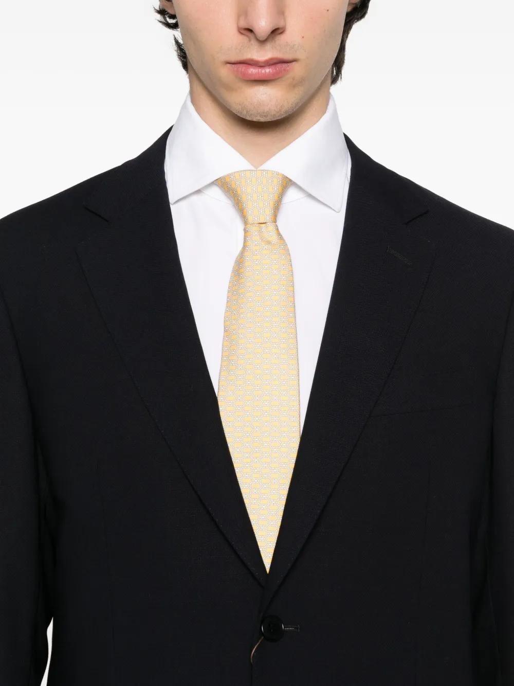 Canali two-button wool jacket Blauw