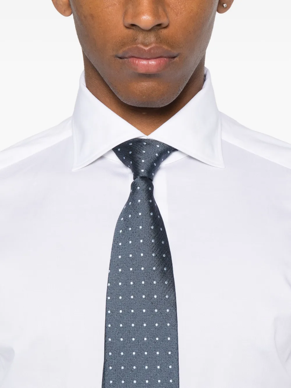 Zegna long-sleeve buttoned shirt Wit