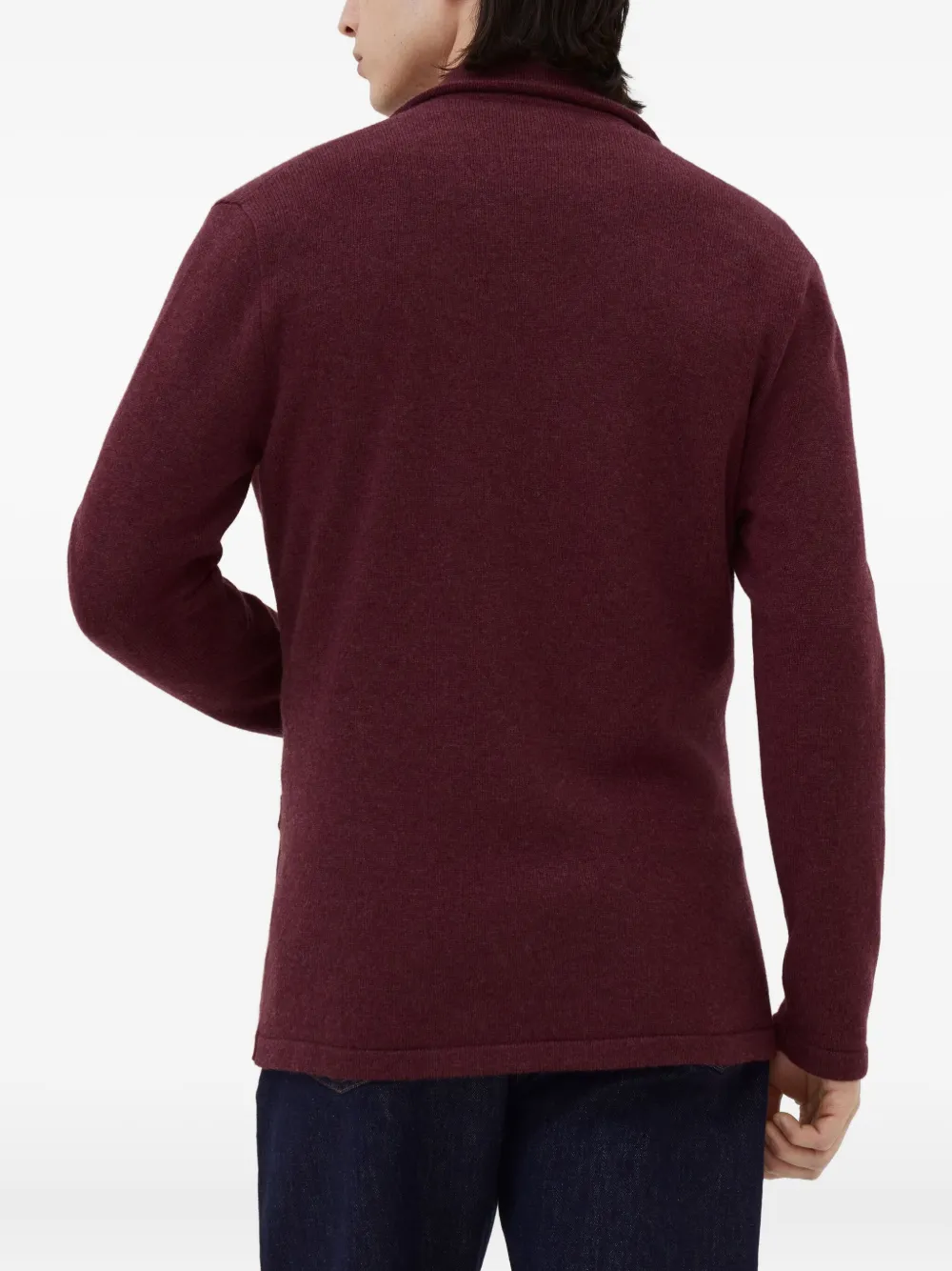 Brunello Cucinelli Gebreide blazer Rood