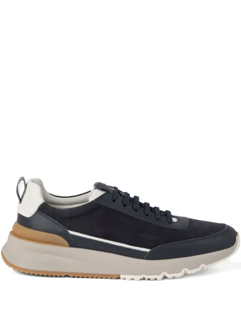 Brunello Cucinelli lace-up suede sneakers 