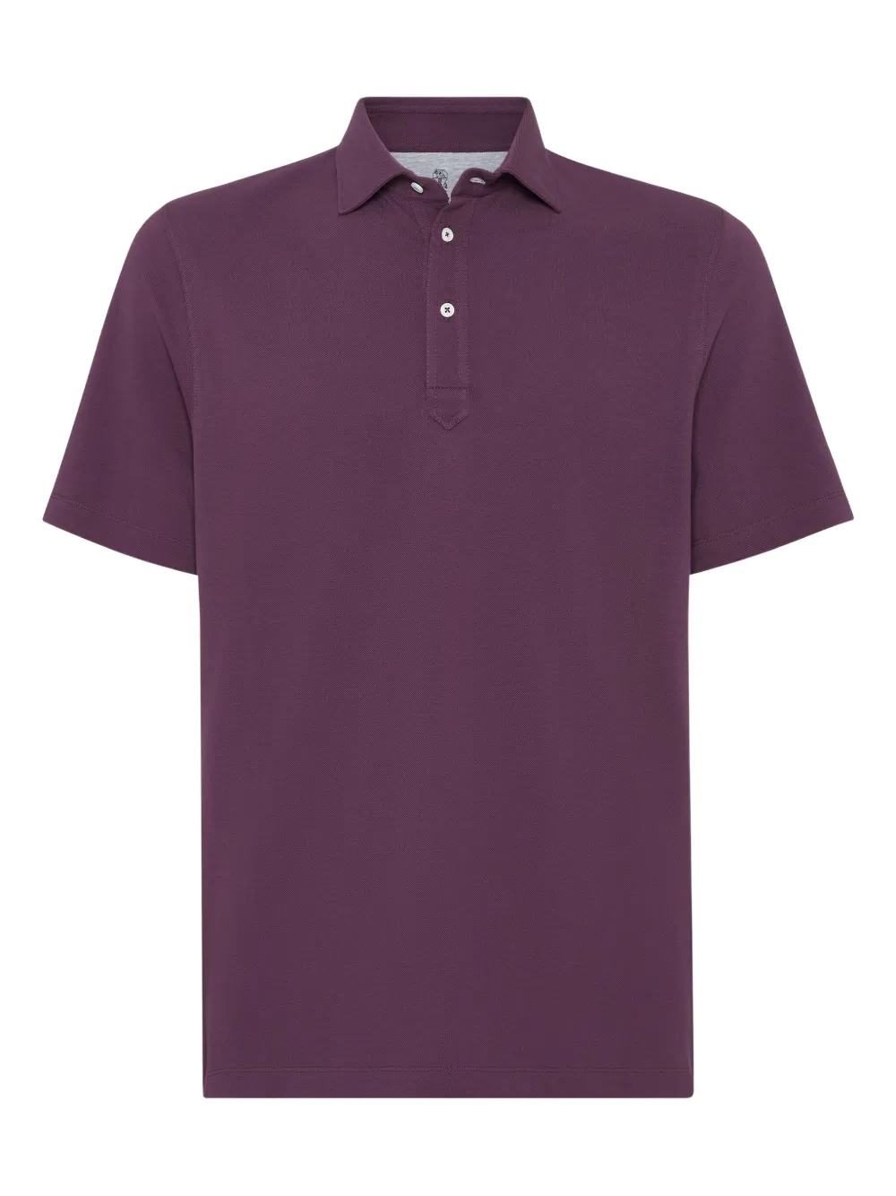 Brunello Cucinelli cotton polo shirt Paars