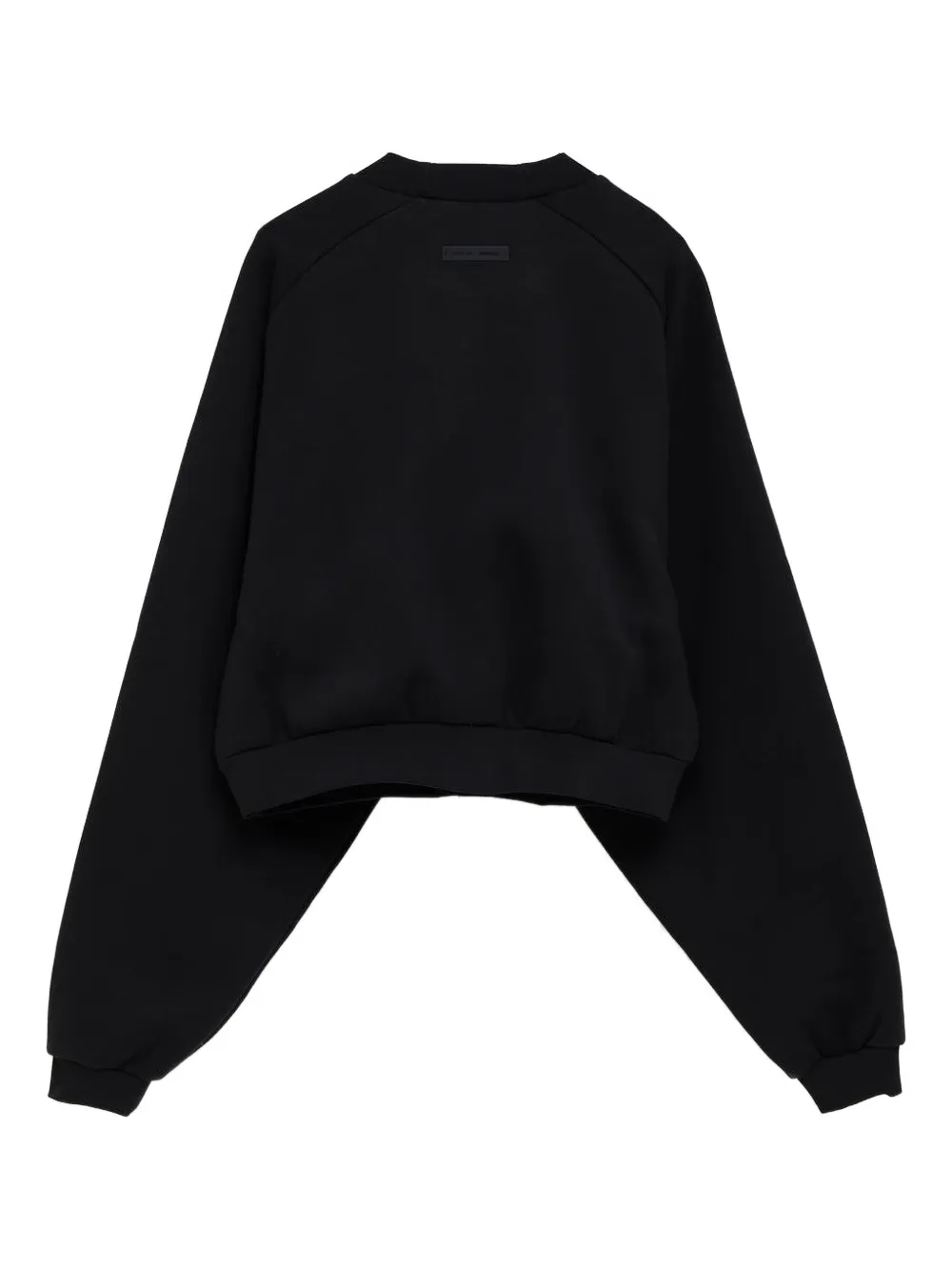 Essentials Embroidered Raglan Sweatshirt In Black