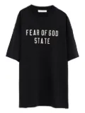 FEAR OF GOD ESSENTIALS graphic-print cotton T-shirt - Black
