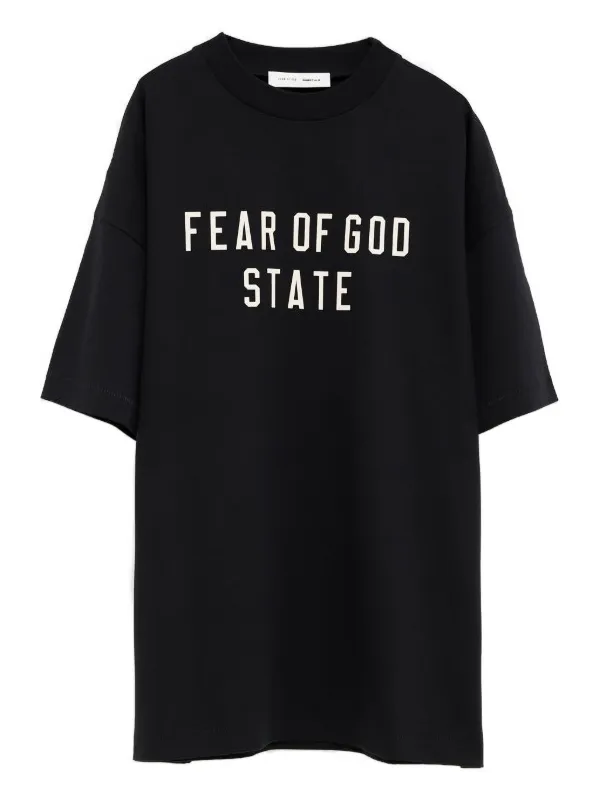 FEAR OF GOD ESSENTIALS Camiseta Com Estampa Gráfica | Preto