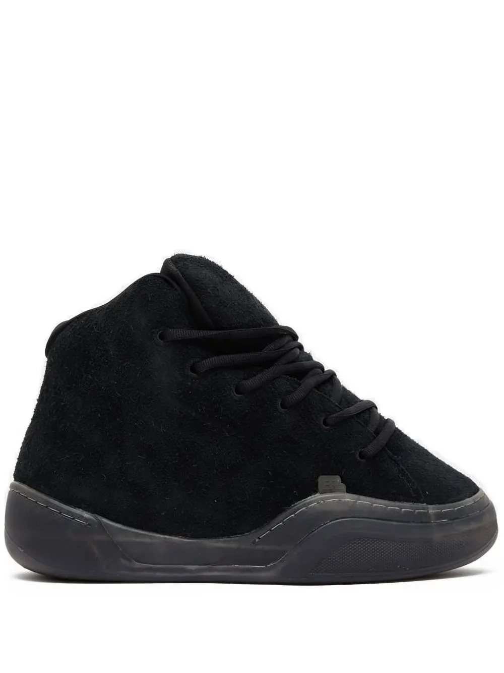 ERL lace-up fastening suede sneakers | Black | Image 1