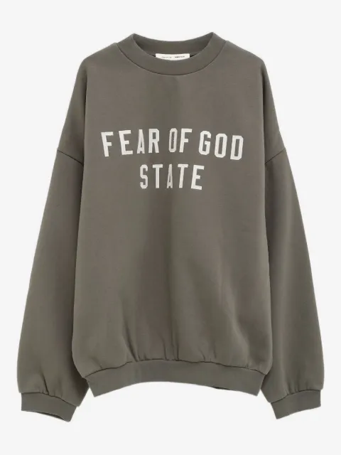 FEAR OF GOD ESSENTIALS sudadera con logo bordado