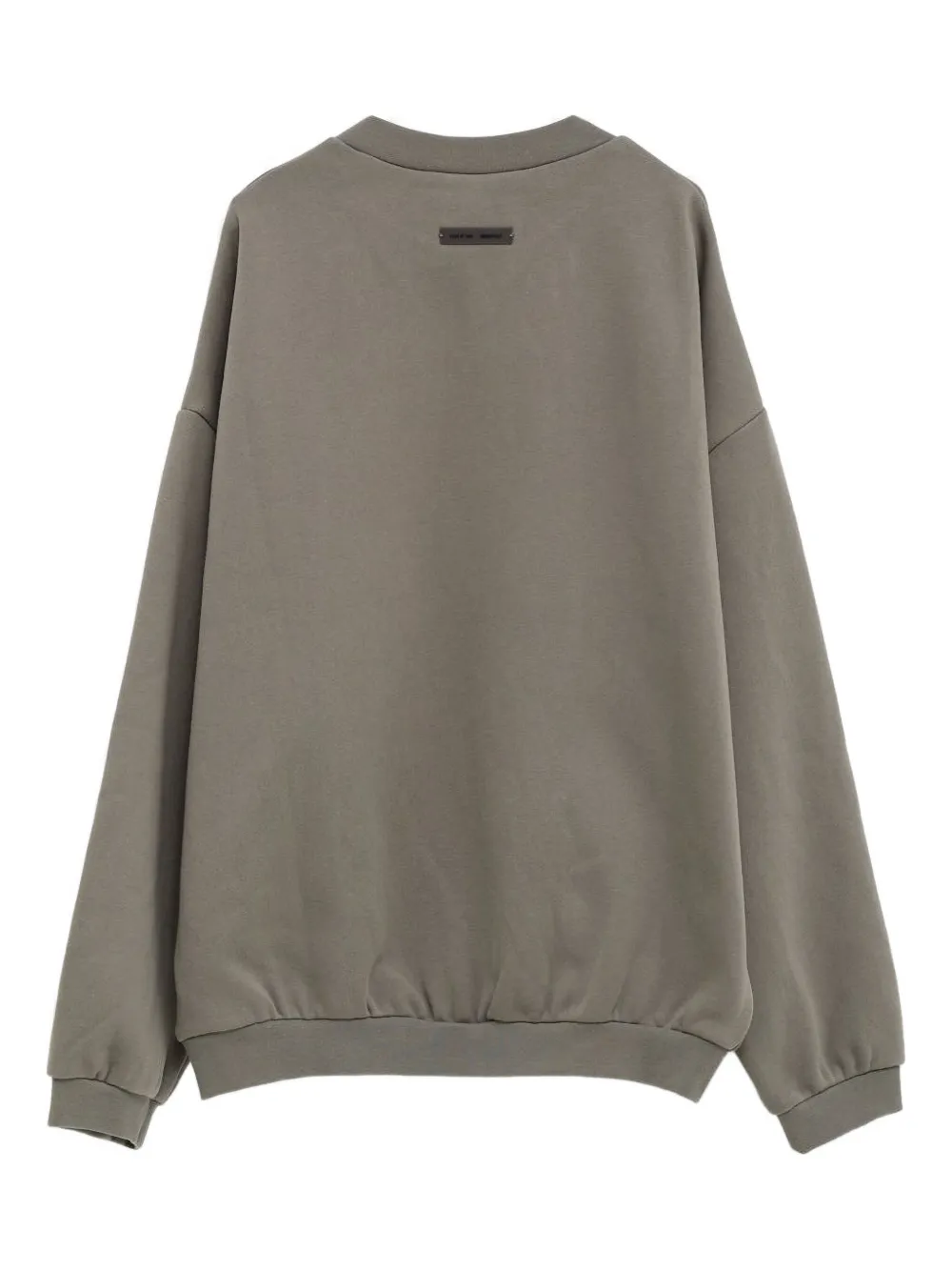 FEAR OF GOD ESSENTIALS embroidered-logo sweatshirt - Groen
