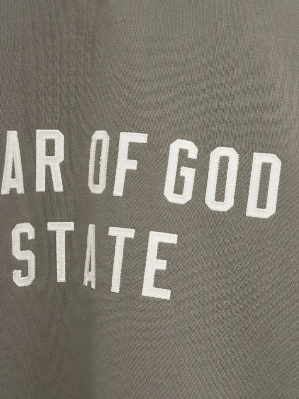 FEAR OF GOD ESSENTIALS embroidered-logo Sweatshirt | Green | FARFETCH
