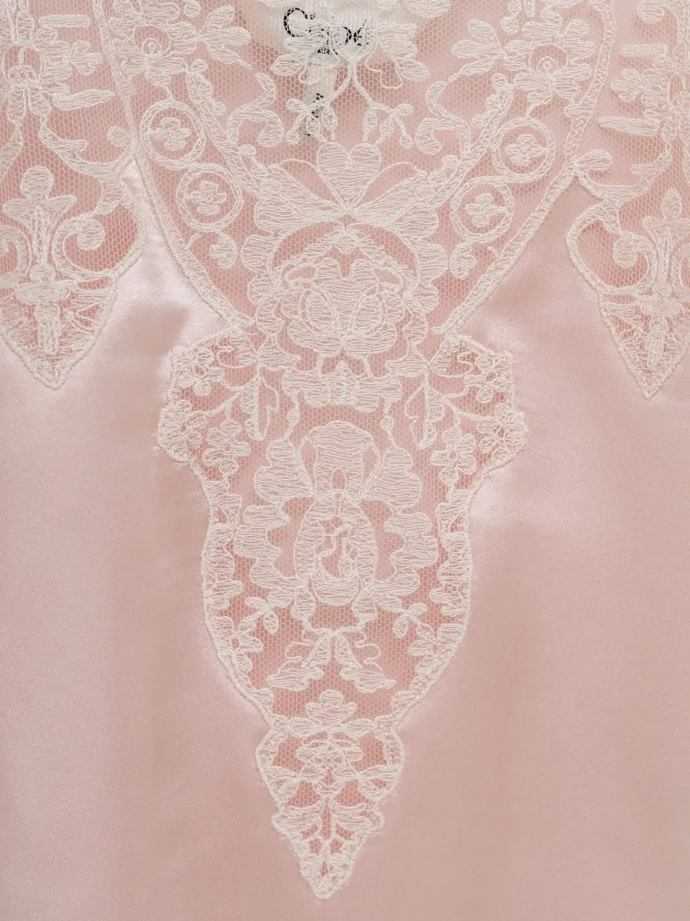 Chloé Lace Silk Top In Animal Print
