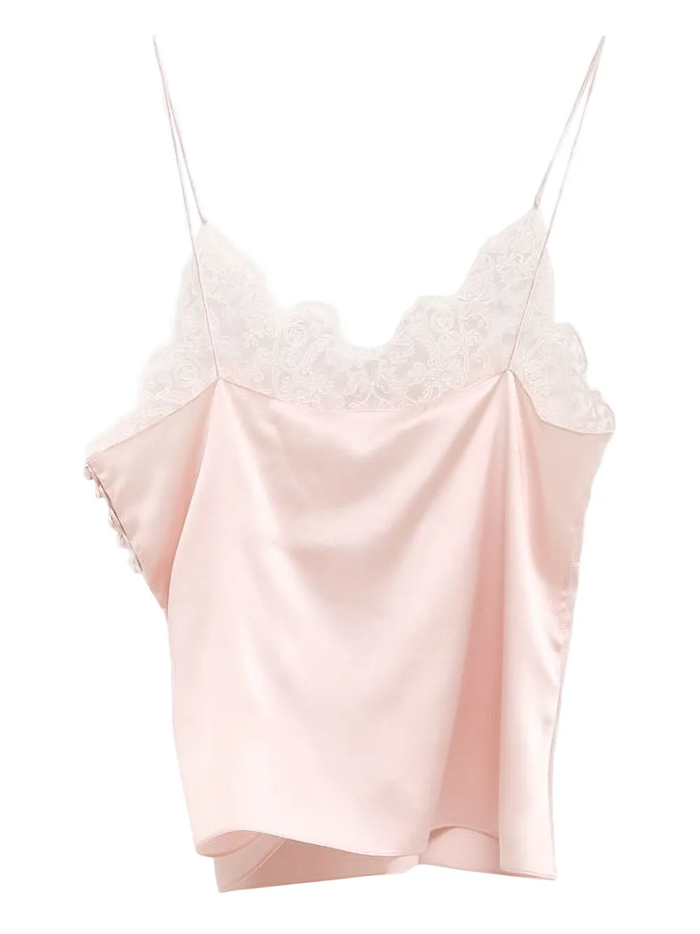 Chloé Lace Silk Top In Animal Print