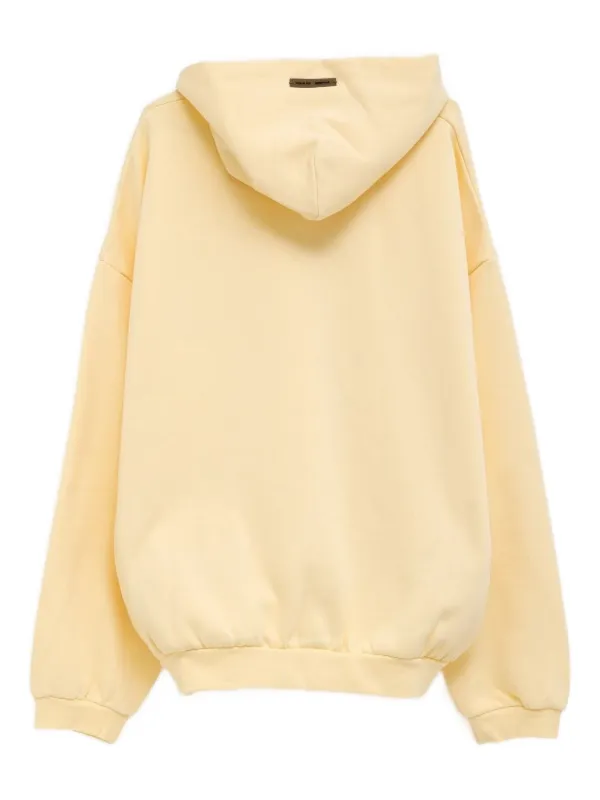 FEAR OF GOD ESSENTIALS Hoodie à Logo Brodé Jaune FARFETCH MA
