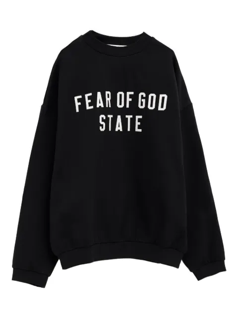 FEAR OF GOD ESSENTIALS sudadera con parche del logo