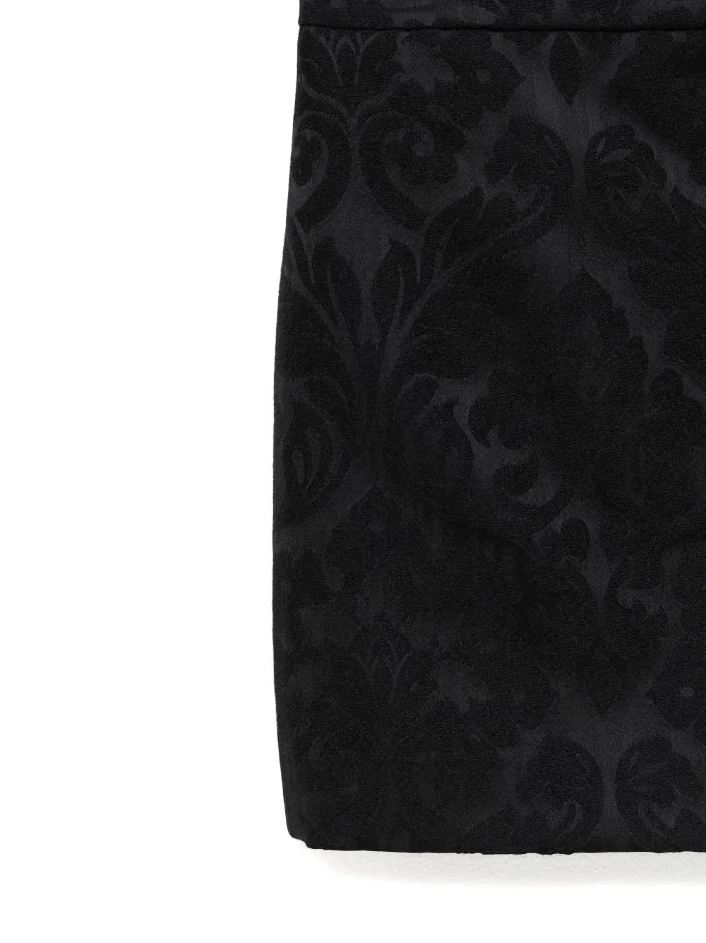 Chloé Damask-pattern Skirt In Black