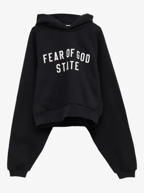 FEAR OF GOD ESSENTIALS hoodie med broderad logotyp