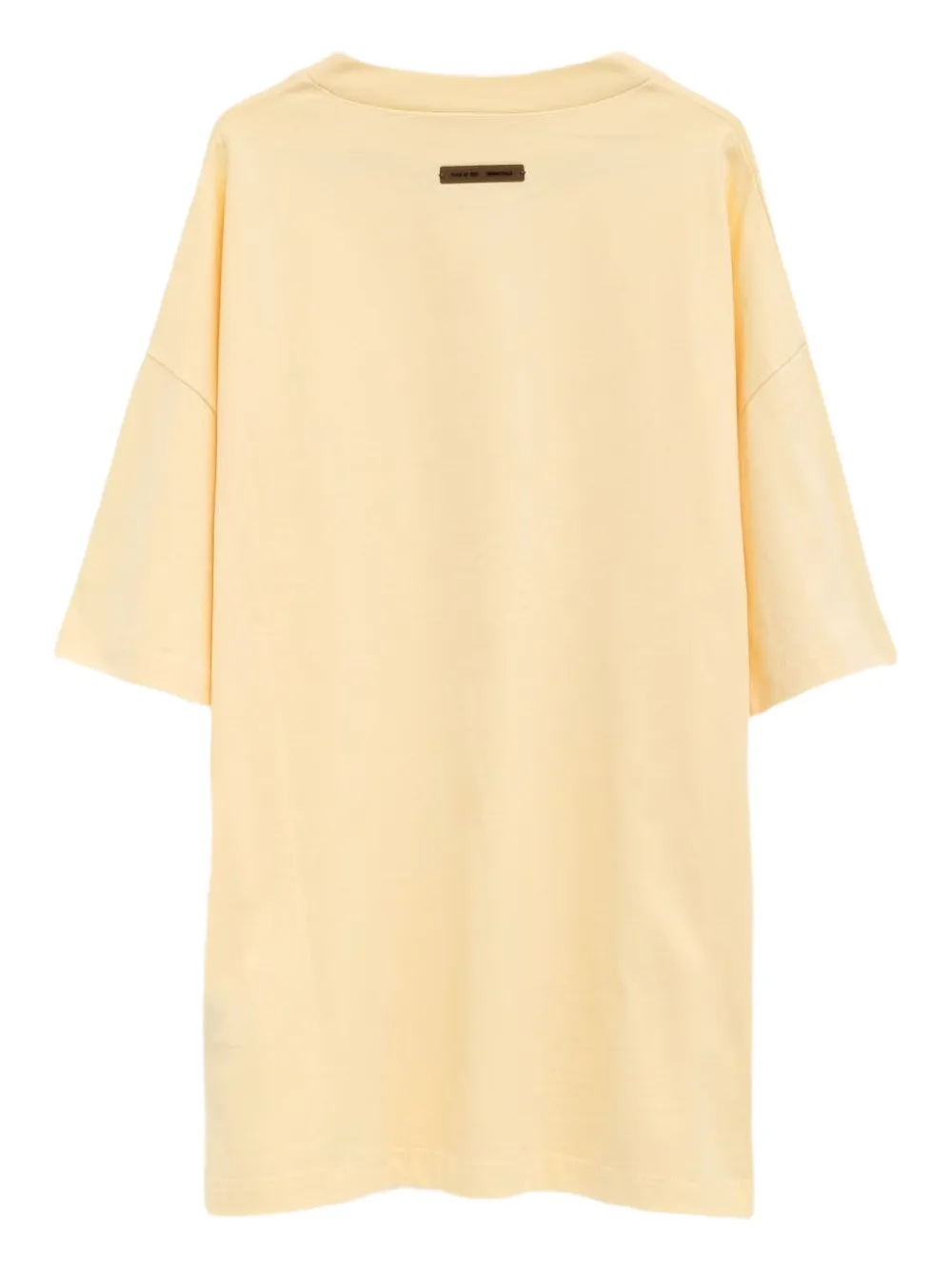 FEAR OF GOD ESSENTIALS logo T-shirt Geel
