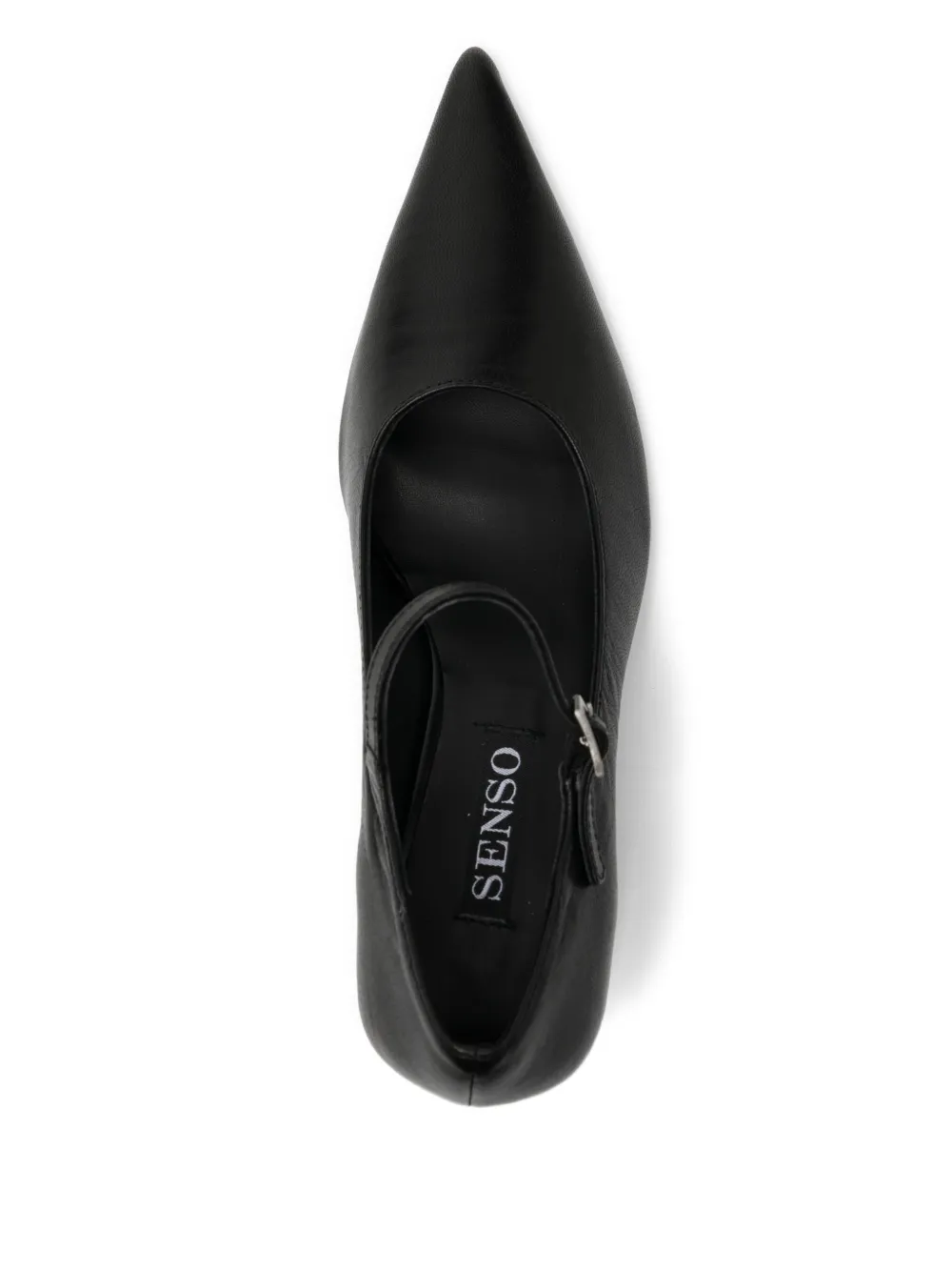 Senso 65 mm pumps met logoplakkaat Zwart