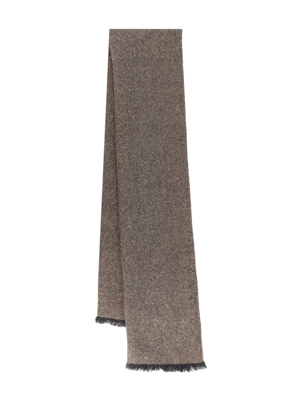 Brunello Cucinelli cashmere-blend scarf Bruin