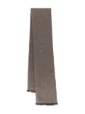 Brunello Cucinelli cashmere-blend scarf - Brown