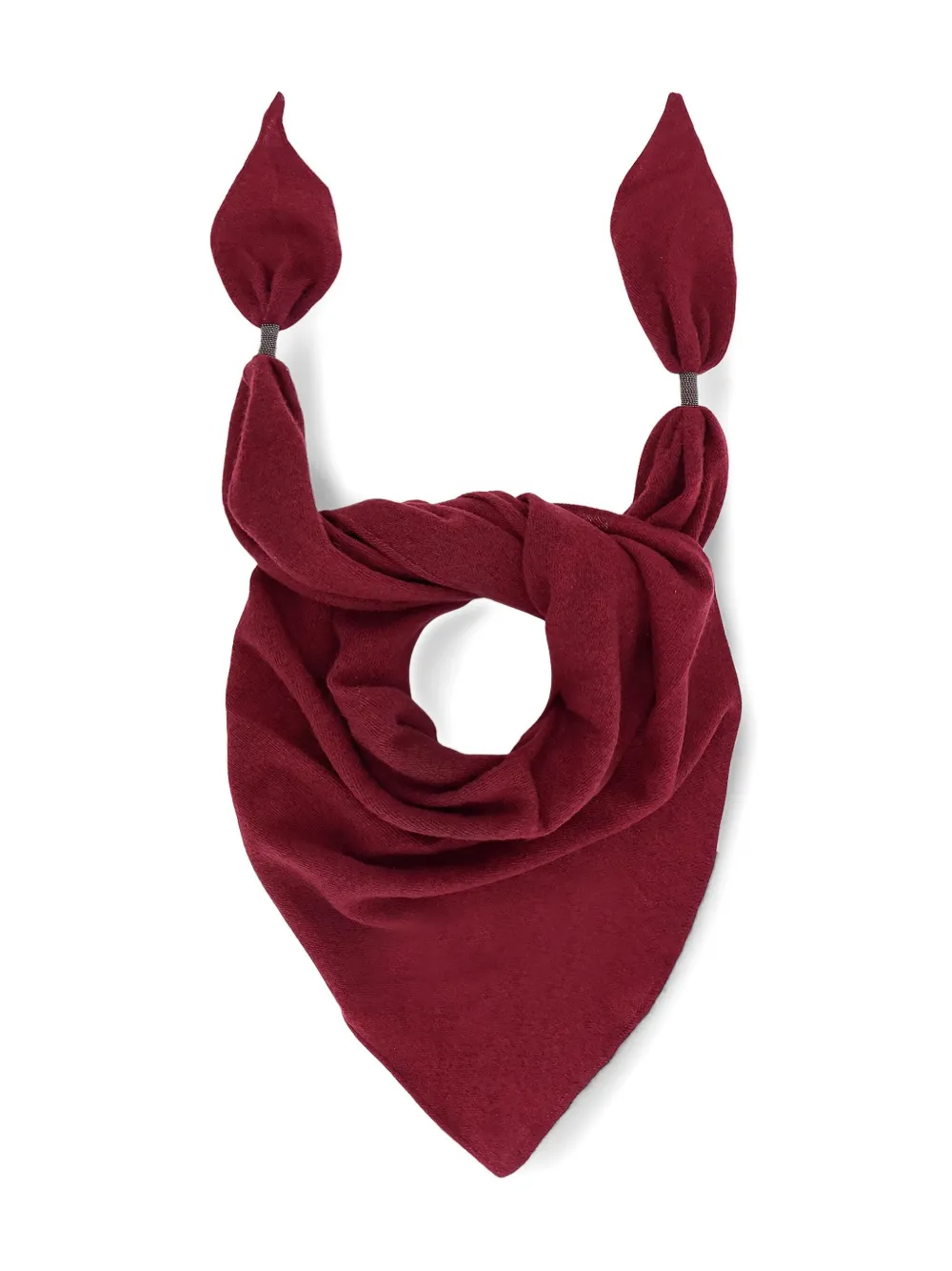 Brunello Cucinelli cashmere scarf Rood