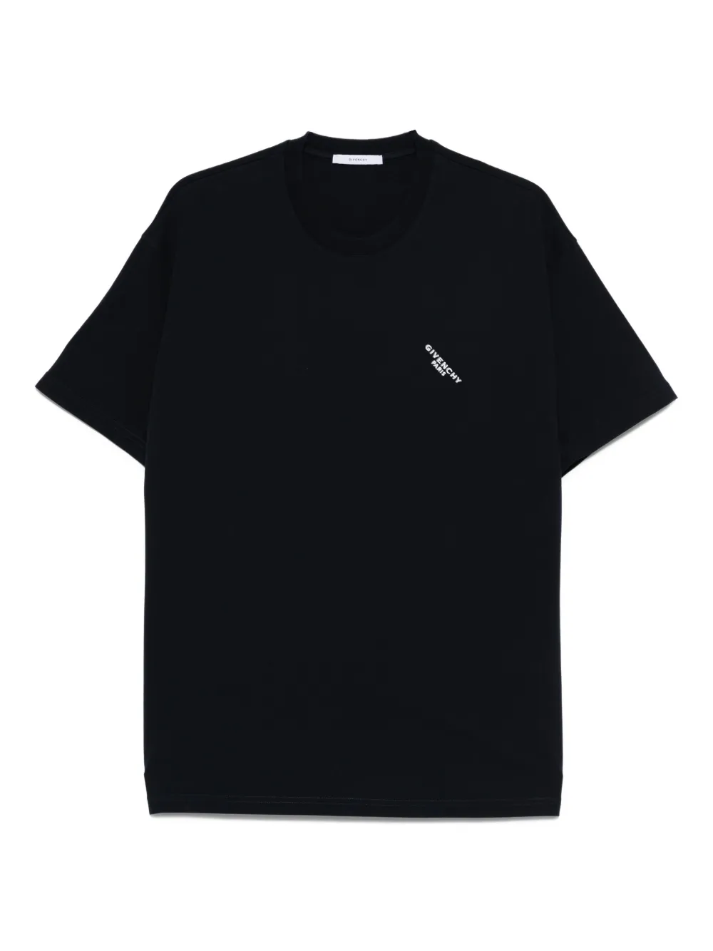 Givenchy Katoenen T-shirt met geborduurd logo Blauw