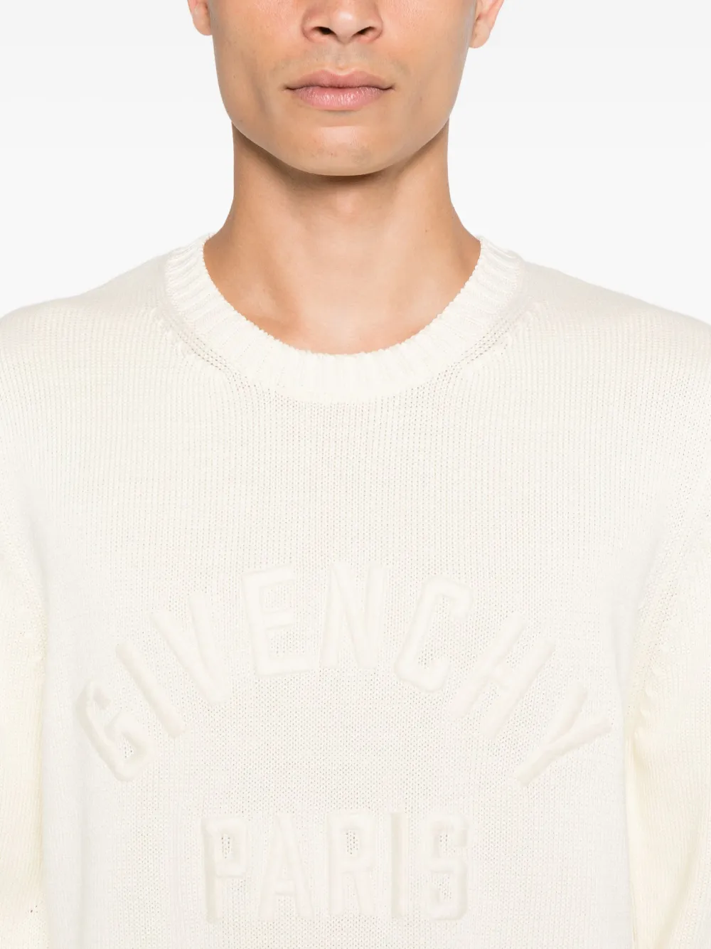 Givenchy Trui met geborduurd logo Beige