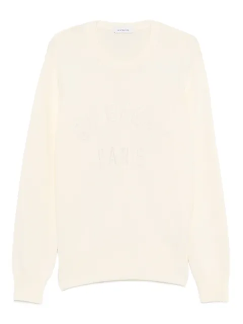 Givenchy pull à logo brodé