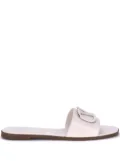 Valentino Garavani VLogo signature leather sandals - White