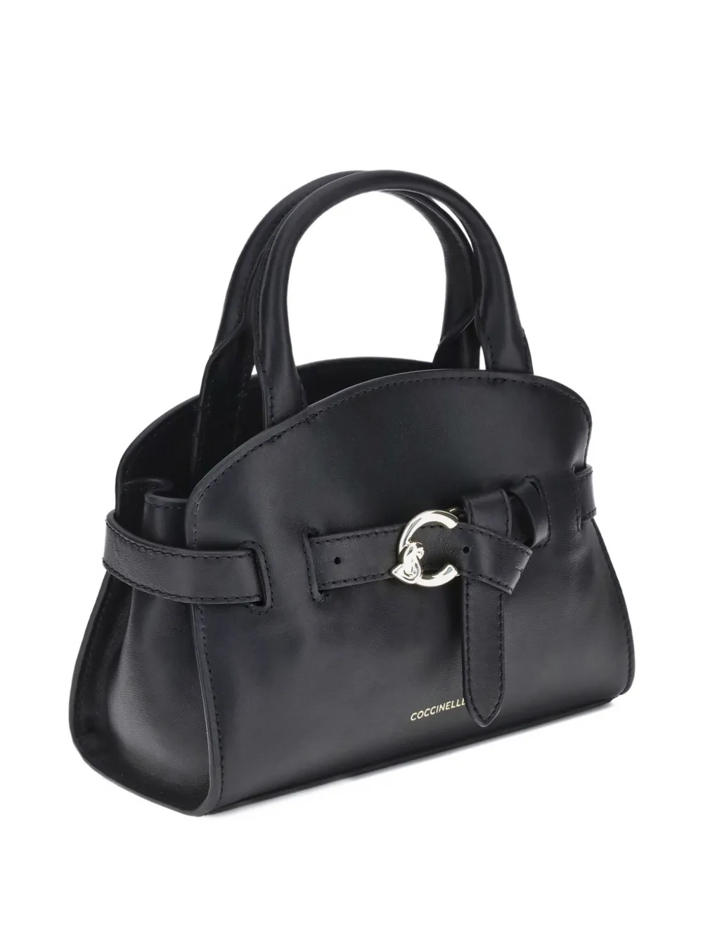 Coccinelle Sabine buckle-detail top-handle tote bag - Zwart