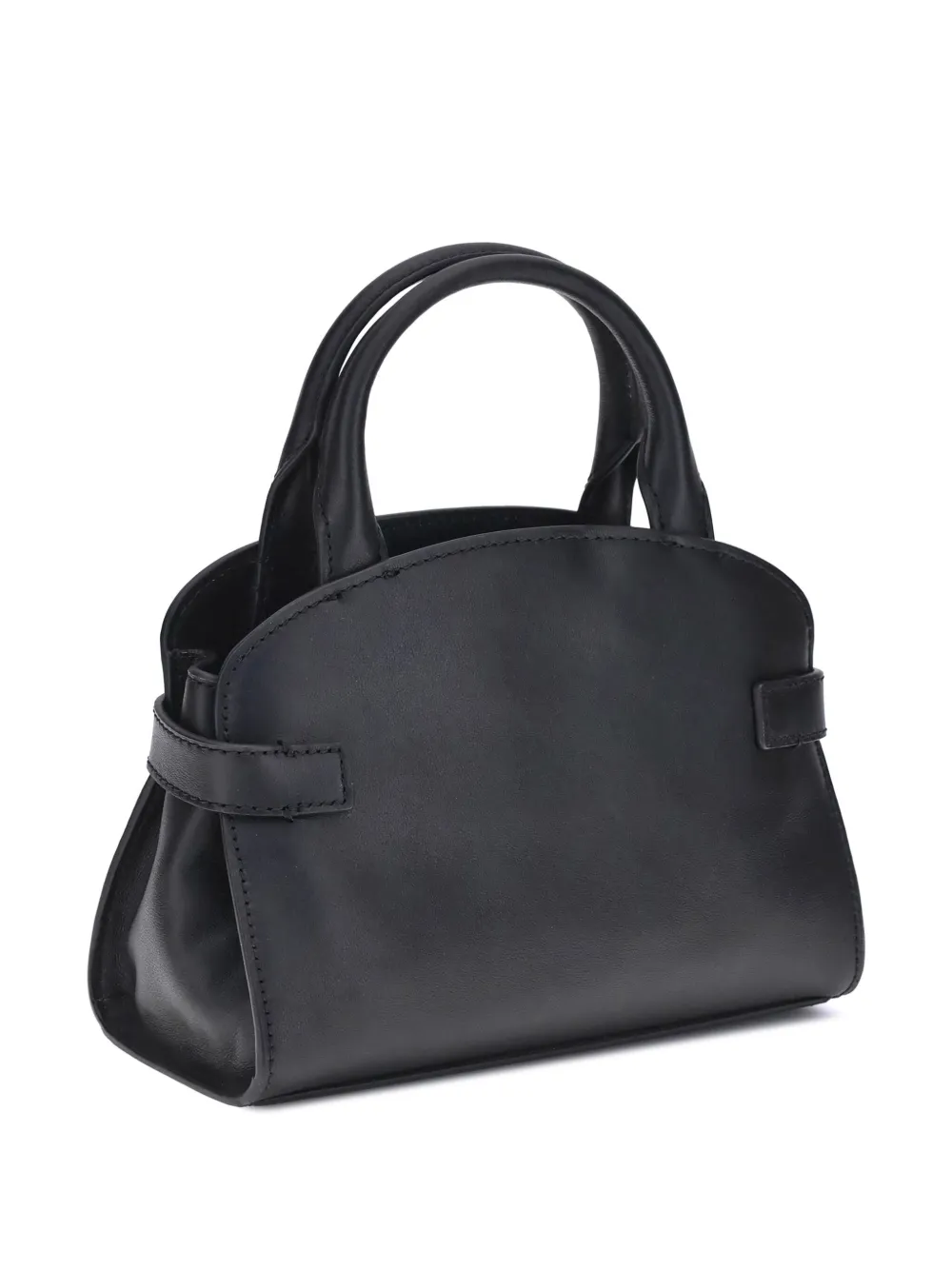 Coccinelle Sabine shopper met gespdetail en handgreep Zwart