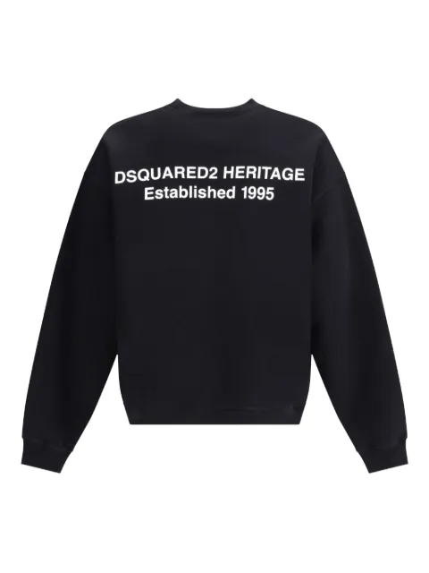 DSQUARED2 logo-print crew-neck sweatshirt