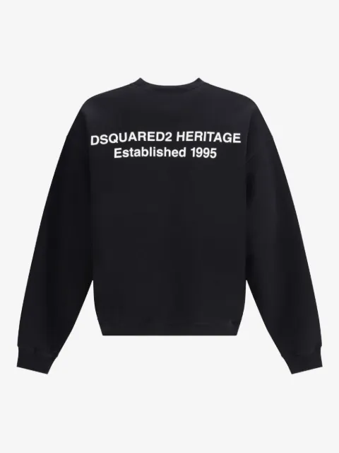 DSQUARED2 logo-print crew-neck sweatshirt