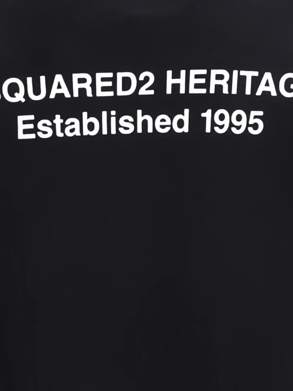 DSQUARED2 Sweater met logoprint Zwart