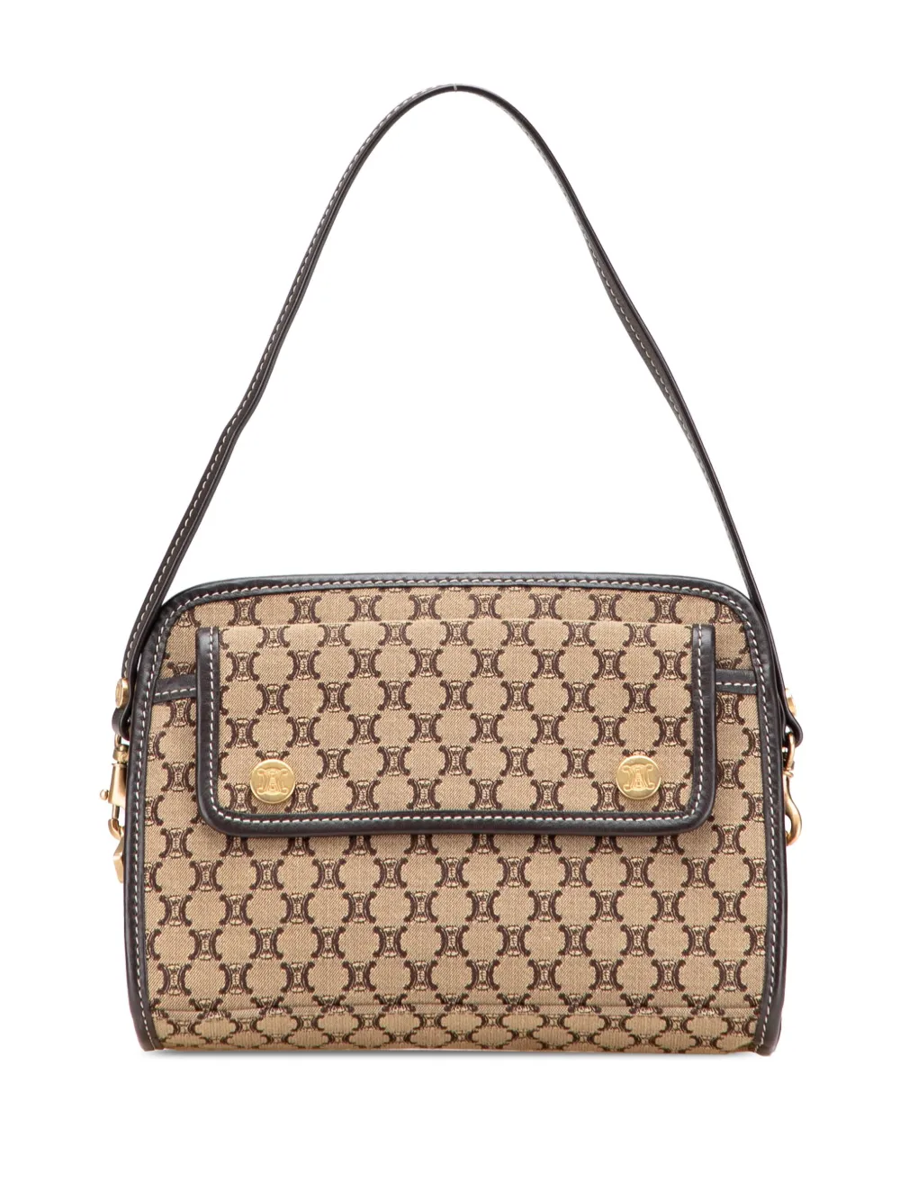 Céline Pre-Owned 2000 Macadam Canvas Triomphe handbag - ブラウン Céline Pre-Owned 2000 Macadam Canvas Triomphe handbag - ブラウン