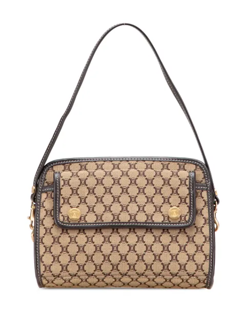 Celine Pre-Owned sac à main Macadam Canvas Triomphe (2000)