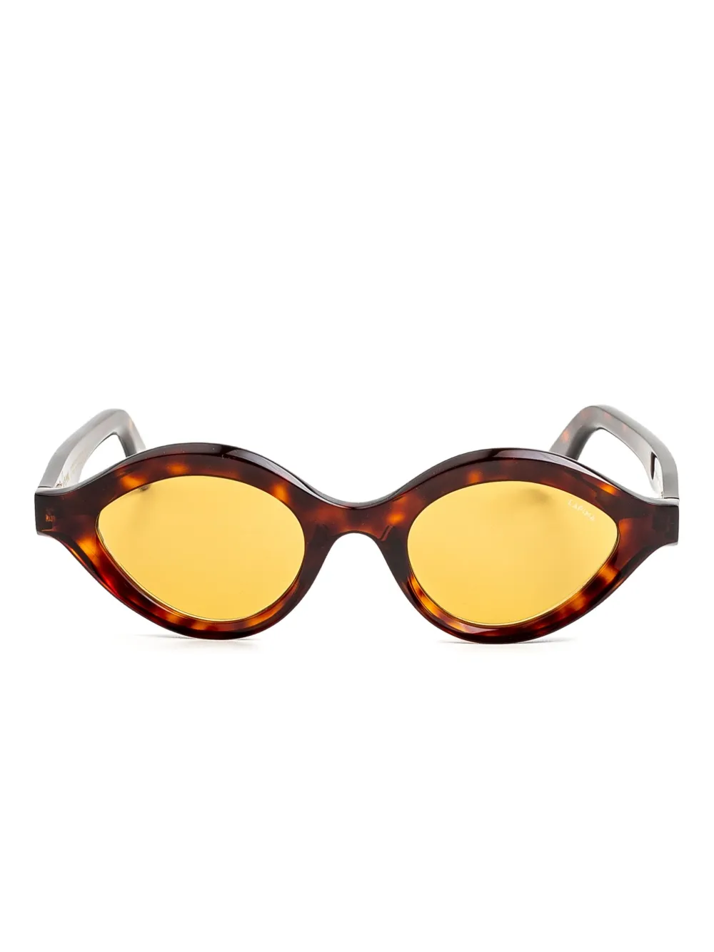 Lapima Isa tortoiseshell oval-frame sunglasses | Brown | Image 1