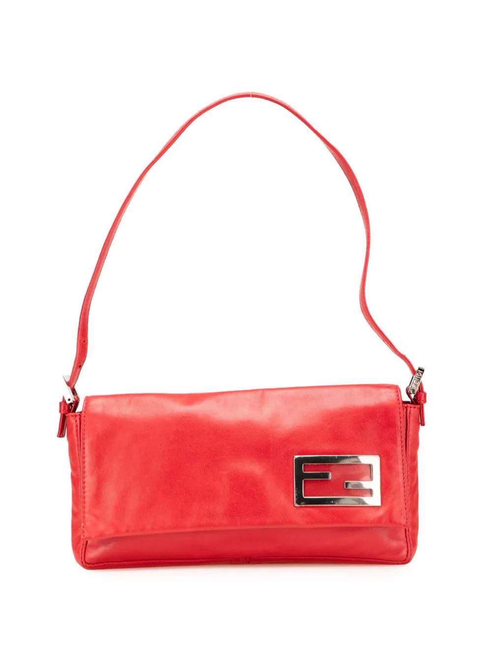 Fendi Pre-Owned 20th Century Leather FF shoulder bag | Red | Image 1