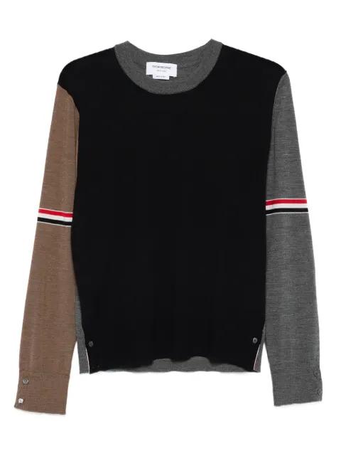 Thom Browne panelled wool sweater